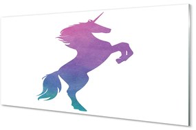 Tablouri pe sticlă pictat unicorn