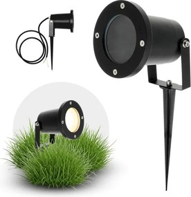 BRILAGI - Lampă de exterior TERRA 1xGU10/50W/230V IP65 neagră