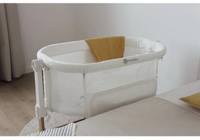 Pătuț pentru bebeluși PETITE&MARS 2 în 1 GLORY gri