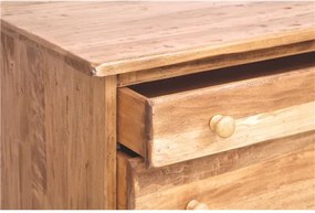 Comoda, L114 48 H99 cm, natur antichizat, lemn masiv
