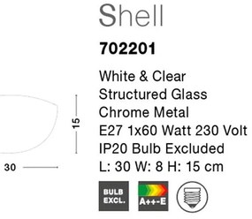 Aplica de perete design modern Shell NVL-702201