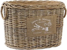Cos impletit Marseille din stuf si iuta 41 cm