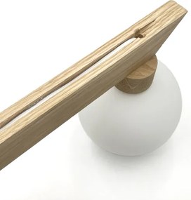 Lustră aplicată ANTONIO 3xG9/5W/230V stejar/alb