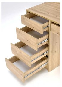 Masă de toaletă Hollywood XL, stejar artisan