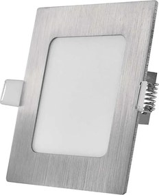 Corp de iluminat LED încastrat NEXXO, 7W, 230V, 3000/3500/4000K, argintiu, 12x12 cm