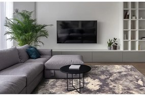 Covor gri din lână 160x240 cm Daub – Agnella