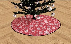 Covor din bumbac pentru bradul de Crăciun Butter Kings Freezy Snowflakes, ø 130 cm