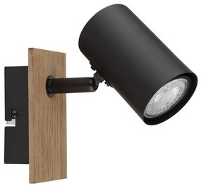 Aplica cu Spot directionabil LINCA natur/negru