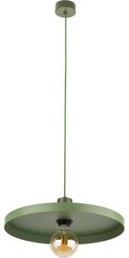 Lustră pe cablu SILA 1xE27/15W/230V d. 40 cm verde