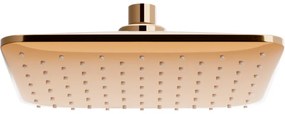 Mexen D-62 pară de tip ploaie 20x20 cm, Roz-auriu - 79762-60