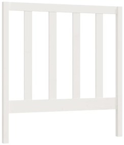 Tablie de pat, alb, 106x4x100 cm, lemn masiv de pin Alb, 106 x 4 x 100 cm, 1