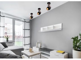 Spot ANICA 1xE14/40W/230V negru/cupru