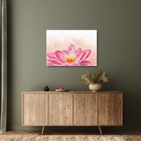 Tablou pe sticlă - Floare de lotus (70x50 cm)