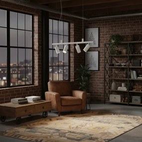 Lustră LED pe cablu Ideal Lux DYNAMITE 4xGU10/7W/230V CRI 90 alb