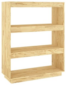 810884 vidaXL Bibliotecă/Separator cameră, 80x35x103 cm, lemn masiv pin