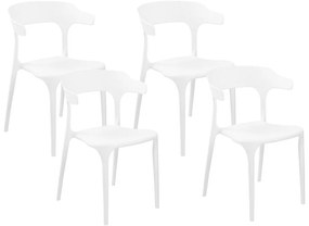 Set 4 buc scaun tip bar Gerry (alb). 1079155
