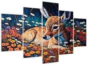 Tablou - Cerb pictat (150x105 cm)