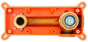 BAT-B0969 - Baterie încastrată pentru lavoar LUNGO, negru mat