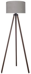 Lampadar VELVET 1xE27/60W/230V maro/gri Brilagi