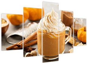 Tablou - Cafea cu lapte de dovleac (150x105 cm)