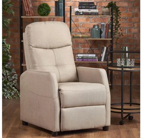 Fotoliu reglabil FELIPE, bej