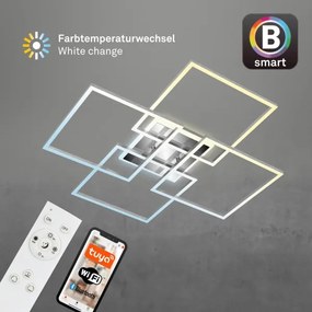 Lustră LED dimabilă aplicată FRAME LED/50W/230V Wi-Fi Tuya Brilo + telecomandă