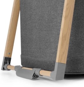 Pătuț de voiaj KINDERKRAFT  4 în 1 SOFI gri