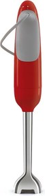 Blender manual Smeg HBF11RDEU, 700 W, 14850 rpm, Functie Turbo, Maner antiderapant, Rosu