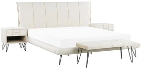 Dormitor BETTEA (cu pat inclus 180x200 cm) (alb). Promo -19%. 1022625
