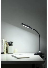 Immax 08998L - Lampă de birou LED+CCT, reglabilă, cu clemă CLIP, 7,5W/230V, neagră