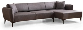 Canapea de colț Belissimo Right - Dark Grey