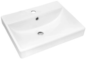 COMAD UN-RITA-GW-60 - Lavoar pe blat RITA 60x40 cm ceramică alb lucios