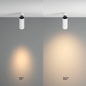 Spot LED aplicat directionabil Focus Zoom 4000K alb