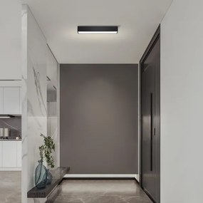 Immax NEO 07254L - LED LUNGO 20W/230V Wi-Fi Tuya negru + DO, stins reglabil