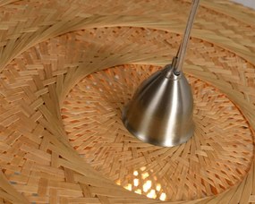 Lustra suspendata din bambus PALAWAN 60cm, natur