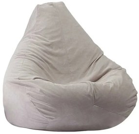 Fotoliu Nirvana Hobbit Pufrelax, Material Textil - Angora Grey