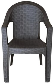 Scaun de grădină Zanjar (maro) . 1116565