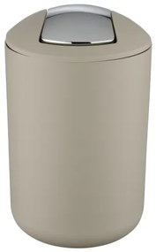 WENKO 21222100 - Coș BRASIL 19,5 x 31 cm bej/crom lucios