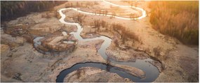 Tablou - Răsărit la Meander (120x50 cm)