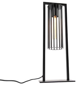 Lampă de masă modernă neagră - Balenco Wazo