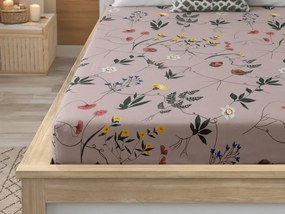 Cearsaf din microfibra HERBAR bej 180x200 cm