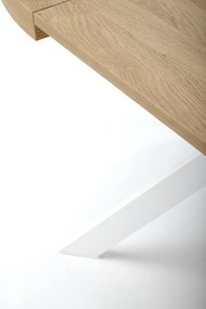 Masa extensibila Peroni stejar auriu/alb - L100-250 cm