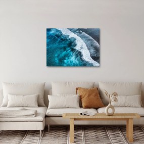 Tablou - Valuri pe mare (70x50 cm)