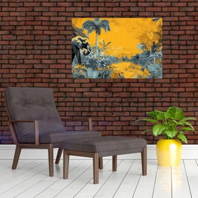 Tablou - Elefant în natură (90x60 cm)