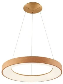 Lustra LED cu telecomanda design circular SANTANA 80 CCT WO