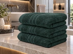 Prosop de corp Confort verde Inchis 70 x 140 cm, 100% bumbac