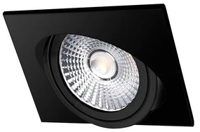 Corp de iluminat LED încastrat LED/6W/230V 4000K 8,5x8,5 cm negru