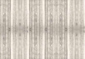 Fototapeta - Perete din scândură de lemn, gri (147x102 cm)