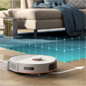 Aspirator robot și mop Philips XU5100/20, 4800 mAh, 10000 Pa, WiFi, navigare LDS, EPA 10, Curățare uscată / umedă, Bej
