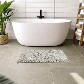 Covoraș de baie grej din material textil 60x90 cm Lerici – Wenko